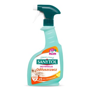 Sanytol spray do kuchni o zapachu cytrusów, czyści, odtłuszcza i dezynfekuje 500ml